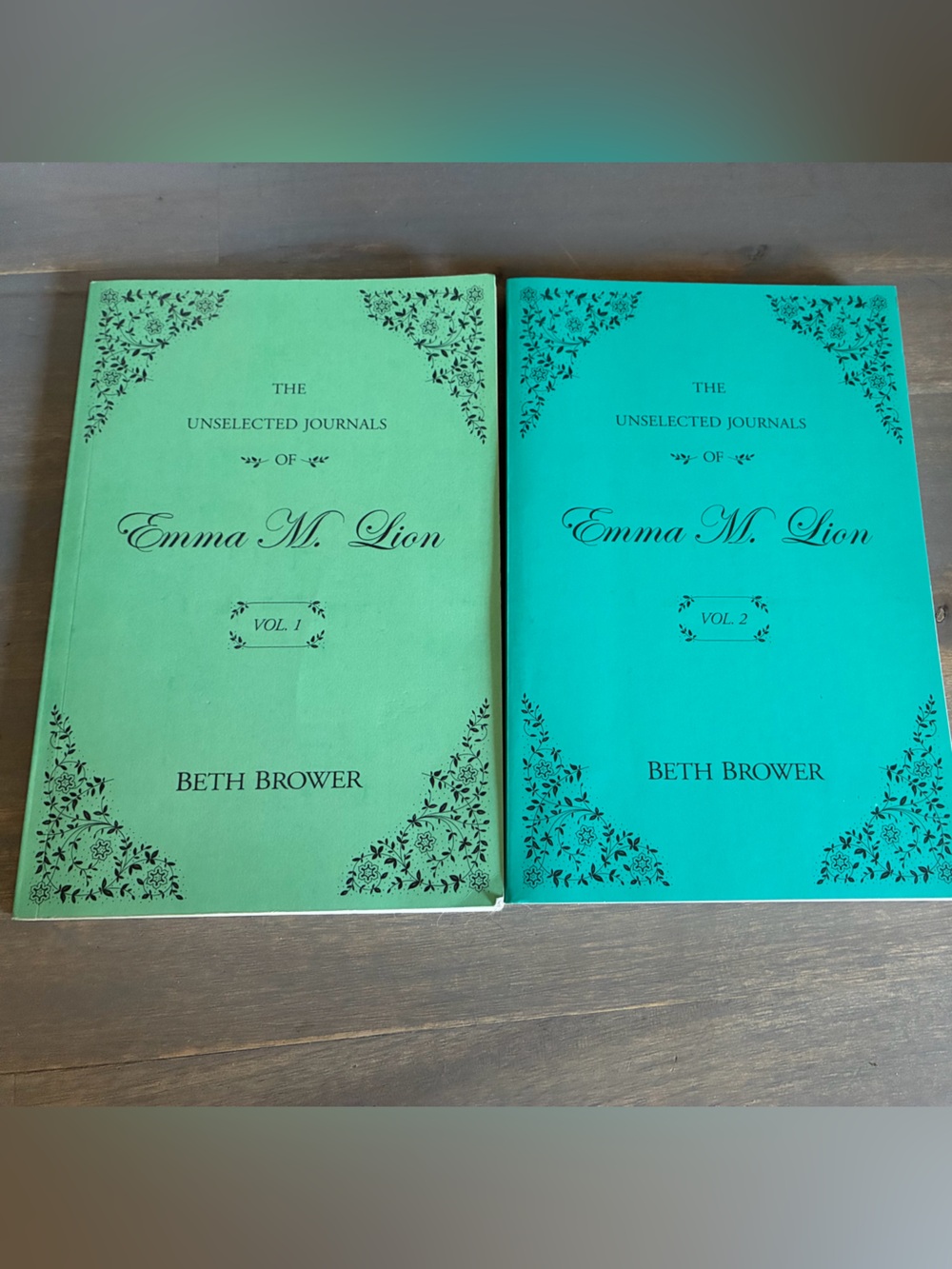 Emma M. Lion Unselected Journals Set - Teal and Green